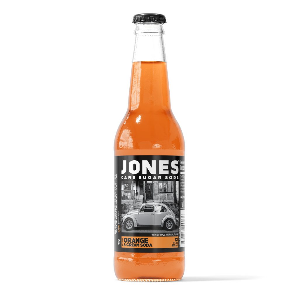 JonesS Orange & Cream Cane Sugar Soda